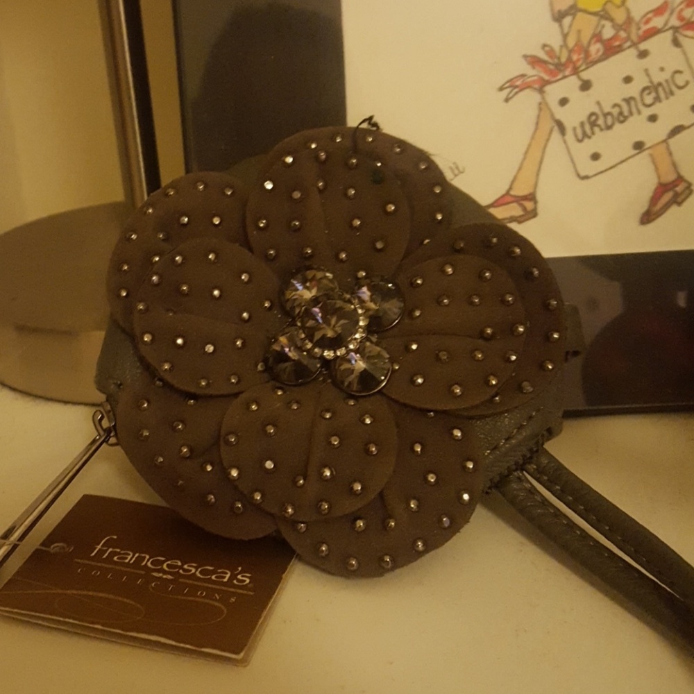 Flower coin purse